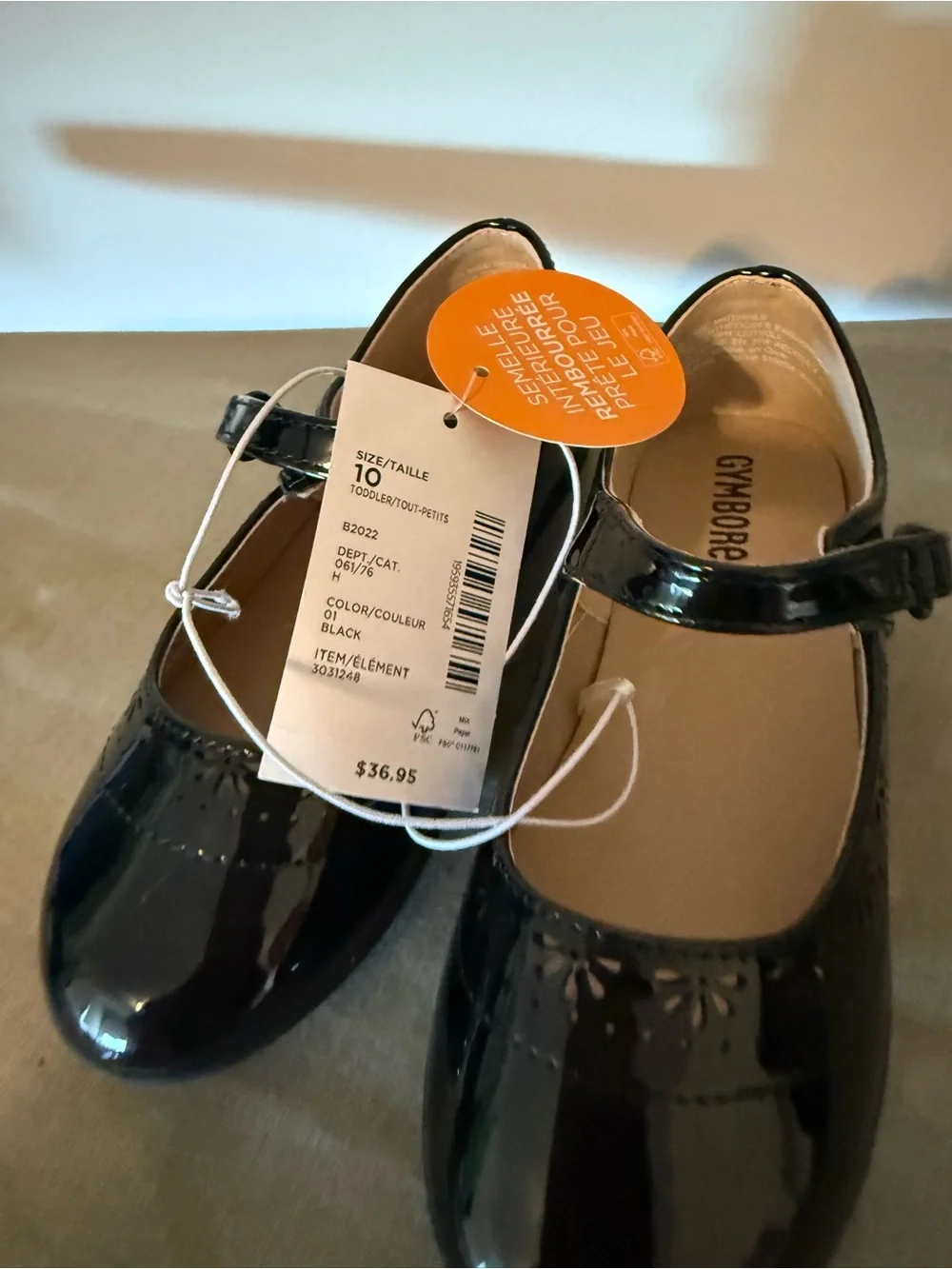 Gymboree Black Patent Mary Jane Dress Shoes